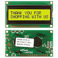 Newhaven Display NHD-0216HZ-FL-YBW-C LCD Character Display Modules STN- Y/G Transfl 65.5 x 36.7