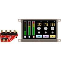 4D Systems gen4-uLCD-43D-PI Resistive 4.3" gen4 LCD pack for Raspberry Pi with gen4-uLCD-43D, 4D Serial Pi Adaptor + Cable