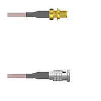 Amphenol Custom Cable Q-2W00V0005024i RF Cable Assemblies SMA-SJB/HDBNC-SP G316 24I