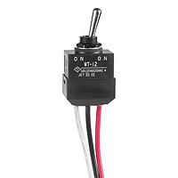 NKK Switches WT12L Environmentally Sealed Toggles ON None ON SPDT Wire Lead Panel Mnt