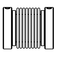 Sensata Technologies - BEI Sensors 9404/S/11-11 Incremental Bellows Coupling for 11mm shaft
