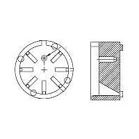 Aavid 7717-19NG Semiconductor Mounting Pad Semiconductor Mounting Pad for IC, Nylon, 8 Leads, 12.70mm OD, 6.99mm Thickness