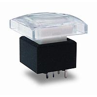 E-Switch ULP12OAP1QLSCL1REDGRN Pushbutton Switches Illuminated Pushbtn