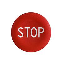 SCHNEIDER ZBA434 Caps PSH BTTN CAP FLUSH RED MARKED STOP