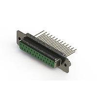 EDAC 628-M25-623-GT2 D-Sub Connectors - Standard Density Vertical Machined D-Sub Connector