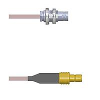 Amphenol Custom Cable Q-0703N000R011i RF Cable Assemblies BNC-SJB/SMB-SJ G316D 11I