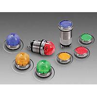 Dialight 556-3504-304F Indicators Dome Red 24VDC 46mA 1300fL