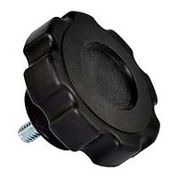 Essentra Components 462066 Scalloped Knob PHENOLIC SCALLOPED KNOB M12 x 25mm STUD