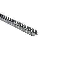 HellermannTyton 181-15104 Slotted Wall Wiring Duct Slotted Wall Wiring Duct, 1.5" x 1", Non-Adhesive, PVC, Gray. 30ft/Box