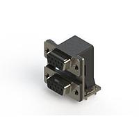EDAC 662-009-364-035 Dual Port D-Sub Connectors Right-angle Dual Port D-Sub Connector