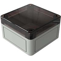 Rose 600909120 Enclosures, Boxes, & Cases ENCLOSURE, ECO COMP, CLEAR LID, 94 X 94 X 57MM, THERMOPLASTIC