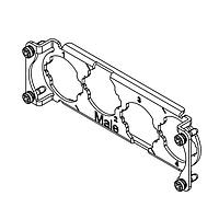 HARTING 9405249944 Heavy Duty Power Connectors 24B HPR Compact Frame for 4x250amp male contacts