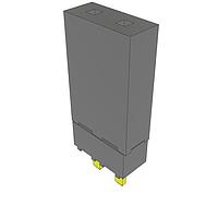 Samtec ESW-102-12-G-S Stackthrough .100" Elevated Socket Strip