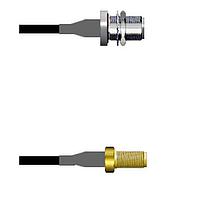 Amphenol Custom Cable Q-1T02V0003024i RF Cable Assemblies N-SJB/SMA-SJ G174 24I