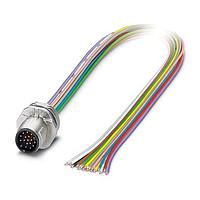 PHOENIX CONTACT 1556304 Straight 17P MALE FRONT MOUNT M16 THREAD