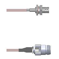 Amphenol Custom Cable Q-040200005144i RF Cable Assemblies BNC-SJB/N-SJ G316 144I