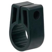Essentra Components 12875 Cable Clips Cable Cleat, Size 3, .299 Max Cable, Black