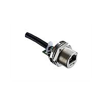 Amphenol LTW RCM-5SPFFG-SCU7B80 Cat 5e RJ, Middle Size, Metal, 1.5A, Cat 5e, Circular, Screw Thread, PCB Board to Plug with Ground, Receptacle With Cable/Wire, Length 800mm, IP67 Unmated