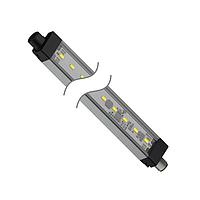 Banner Engineering WLS28-2CBR-710XQ LED Lighting Bars WLS28-2 Dual Color Light Strip; Length: 710 mm; Voltage: 12-30 V dc; Environmental Rating: IP50; Colors: Blue (100%) Red (100%); Cascadable; 4-pin M12 Integral QD