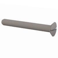 Essentra Components 50M060100L050 Slotted Countersunk 90 Slotted CSK Screw, M6 X 1 Thread, 50mm Lg