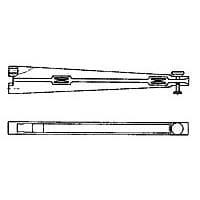 AMP Connectors - TE Connectivity 4-1437353-7 Accessories OEC G6031VR CARD GUIDE LOCKING 90 MM