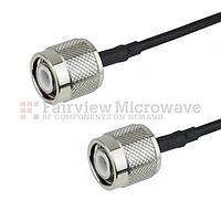 Fairview FMC0303100LF TNC Male to TNC Male Cable LMR-100 Coax and RoHS Compliant