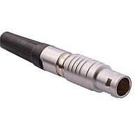 NorComp 821B002-173L401 Connectors IP50 Male Push-Pull Cable Mount 2 Position Straight Solder Cup