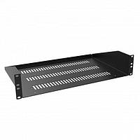 Hammond Manufacturing RASV190312BK1 Shelves 2U 12IN DEEP VENTED RACK SHELF BLACK