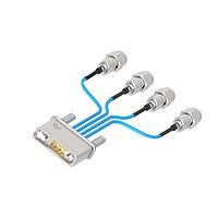 Rosenberger H70U-W204-01S1-00450 RF Cable Assemblies SMPX (F) to 1.00mm (M) Precision Coax Assembly, 18"