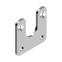 Banner Engineering LMBWLC60F LED Mounting Brackets Bracket: For Use with WLC60; Flush Mount; Set of Two Flat Brackets; 300 Series Stainless Steel (Hardware Included)