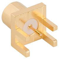 Amphenol RF 919-246J-51S PCB Connectors MCX End Launch Jack 0.062 in PCB 50 Ohm