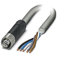 PHOENIX CONTACT 1414807 Sensor Cables / Actuator Cables 5POS Power Cable Gray 5m