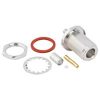 Amphenol RF 172384 Connectors Type N Str Crmp Jck LMR-195 50 Ohm BlkHd