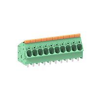 Molex 221391-0010 Fixed Terminal Blocks 7.5mm Pitch Lever Activated Fixed Mount PCB Term Block 35 Entry Bus Term 10 Ckt