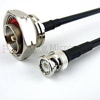 Fairview FMC0815240 BNC Male to 7/16 DIN Male Cable LMR-240 Coax