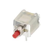 AMP Connectors - TE Connectivity TPB11CGRAES2 Sealed SW PB RA SPST MOM SEAL RED