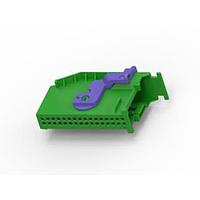 AMP Connectors - TE Connectivity 2050723-1 Rack & Panel Connectors COVER FOR MQS HSG 2x16 POS ASSY