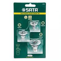 SATA 09084 3PC. SOCKET ADAPTER SET (METRIC)