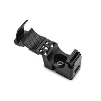 HellermannTyton 151-03550 Cable Clamps Bolt Mount Ratchet Clamp for Low Torque, 0.76 - 1.42" Bundle, 0.26" Hole, PA66HIRHSUV, BK, 150/bag