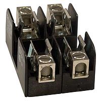 Mersen 20307 Class H/K Fuse Block,Class H K Spring Reinforced,2 Pole,250V,30A,Box Connector