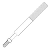 NorComp 160-000-050R031 Thumbscrew 4-40 FEMALE THMBSCRW NICKEL PLATING
