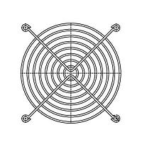 Sunon FG-12/60 Guard Fan Finger Guard, 120mm, Plastic Filter