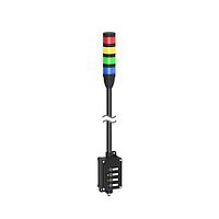 Banner Engineering LCA130T4DXN2-TL50BGYR300Q Andon Tower Light Assembly Andon Tower Light Assembly: 4-Color Wireless 2.4GHz; Voltage: 18-30 V dc; Colors: Blue Green Yellow Red; 5-pin M12 Integral QD; 4-Touch Control Module; 300 mm SOP
