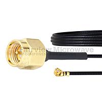 Fairview FMCA1025 SMA Male to UMCX 2.5 Plug Cable 1.37mm Coax and RoHS Compliant