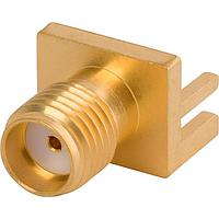 Amphenol SV Microwave 2985-6038 PCB Connectors SMA F Edge Launch Conn RECEP. 50 OHMS