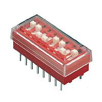 Grayhill 76P10 Protective Cover DIP Switch Cover Clear Plastic 10 Pos