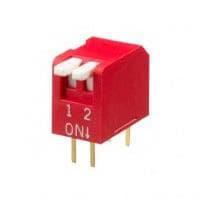 APEM NDP-03T-V DIP Switches 25mA 24VDC 3way Tape Seal RHS