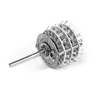 Electroswitch D8G0217S Rotary Switches 2.25A 28VDC 20deg 2P Solder Lug