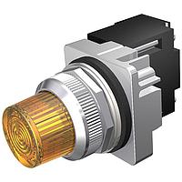 SIEMENS 52PL5K9XY Pilot Light PILOT LIGHT,XFR 600V,LED CL,AMBER,GLASS