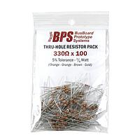 BusBoard Prototype Systems R331X100 Component Kits 330OHM RESISTOR 1/4W 5% AXIAL 100PK